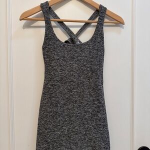 Beyond Yoga Space Dye Interwoven Back Long Sleeve Top –Gray (Size S)